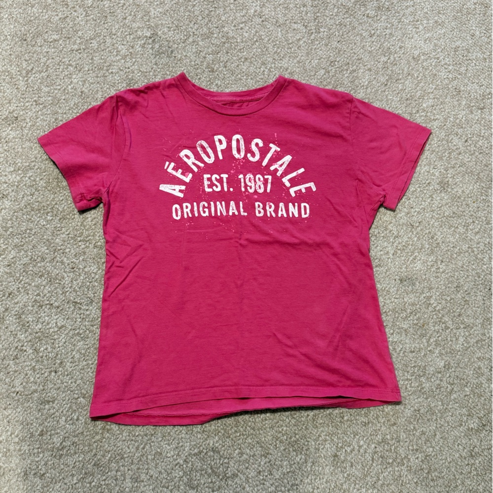 Aeropostale Pink Graphic Tee